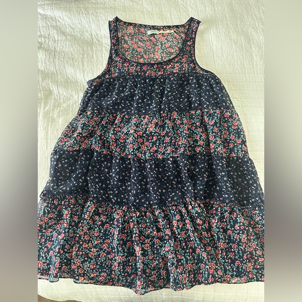 Urban Outfitters Kimchi Blue Ruffle Flower Dress